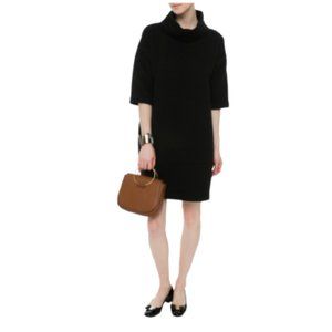 Elliott Lauren Black Cowl Neck Mini Dress